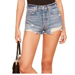 Reformación Dixie Bali Jean Shorts Size 25